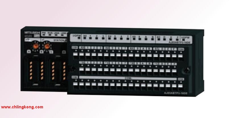 三菱彈簧夾端子臺(tái)推入型輸入模塊AJ65ABTP3-16D